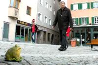 Frosch in Schwaz; Bauernmarkt; Schwaz TV